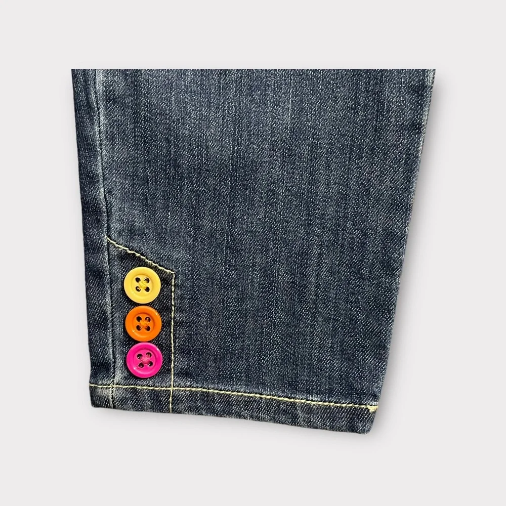 Gymboree 2013 Applique Floral Blue Jeans